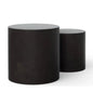 Una Aesthetic Concrete Outdoor Pedestal 2PC - LOOMLAN - Urbia - Outdoor Side Tables