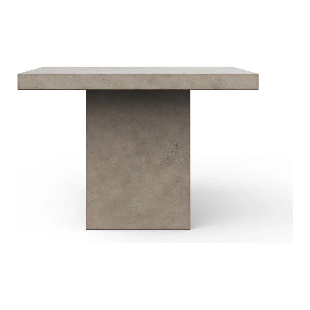Una Concrete Made Outdoor Bar Height Table-Outdoor Dining Tables-Urbia-LOOMLAN