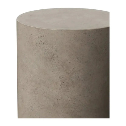 Una Concrete Made Outdoor Pedestal - LOOMLAN - Urbia - Outdoor Side Tables