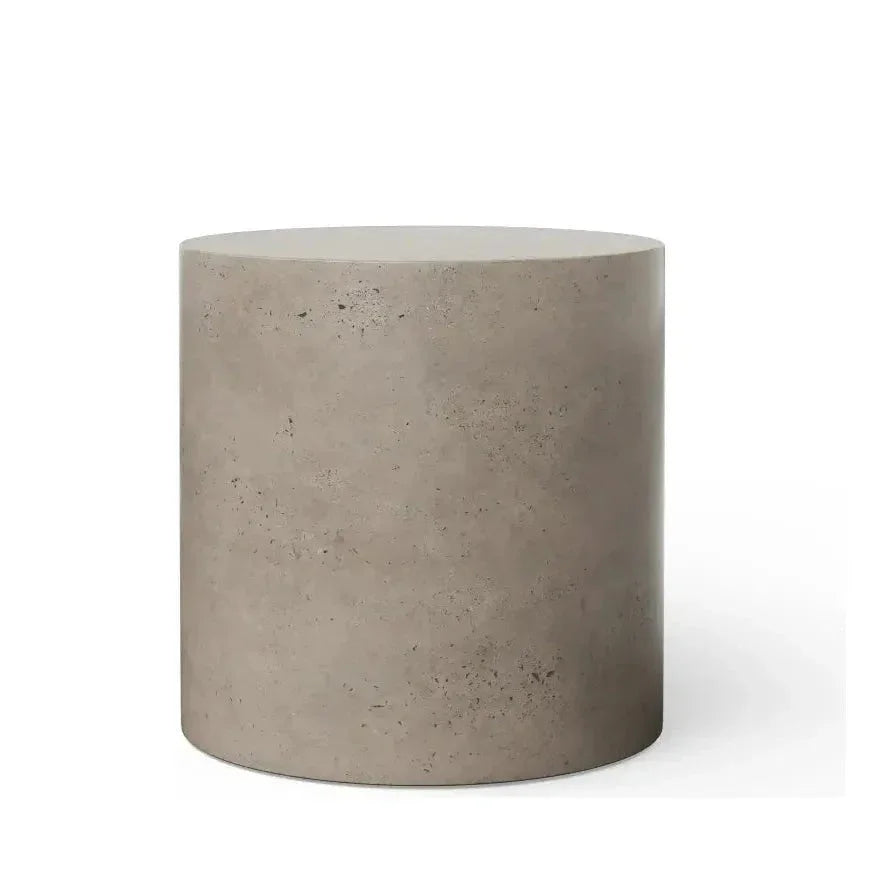 Una Concrete Made Outdoor Pedestal - LOOMLAN - Urbia - Outdoor Side Tables