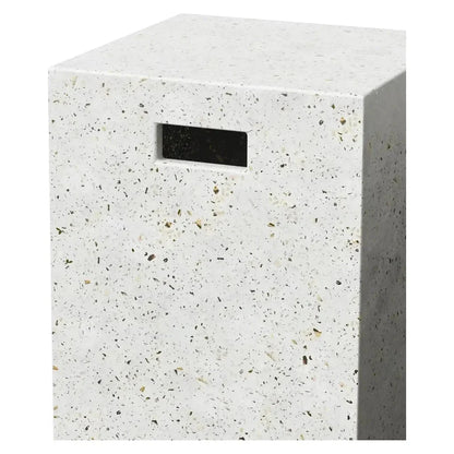 Una Concrete Made Outdoor Stool-Garden Stools-Urbia-LOOMLAN