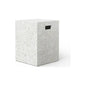Una Concrete Made Outdoor Stool-Garden Stools-Urbia-Ivory Terrazzo-LOOMLAN