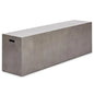 Una Concrete Outdoor Dark Grey Bench-Outdoor Benches-Urbia-Small-LOOMLAN