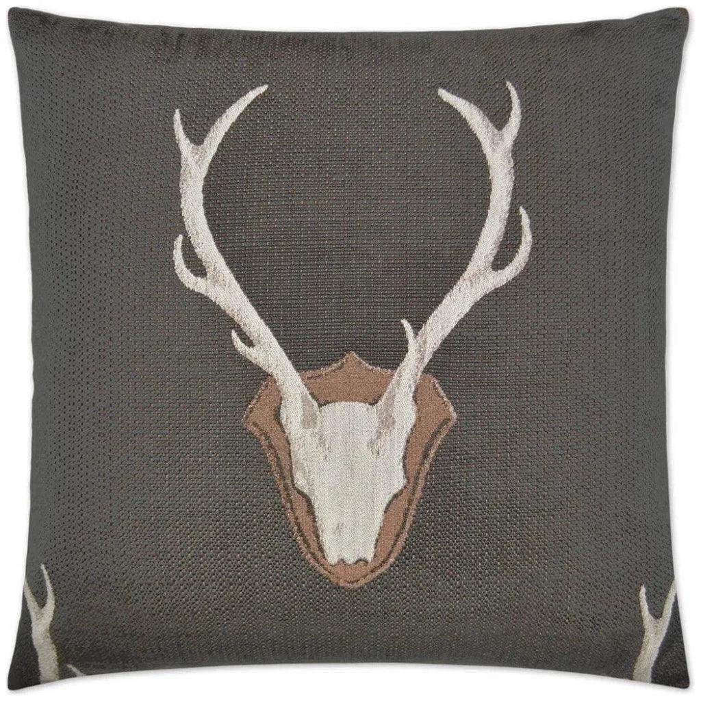 Uncle Buck Grey Large Throw Pillow Insert - LOOMLAN - D.V. Kap - Throw Pillows