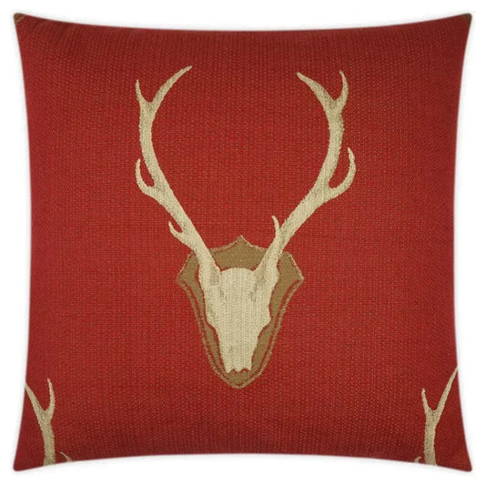 Uncle Buck Red Throw Pillow With Insert - LOOMLAN - D.V. Kap - Throw Pillows