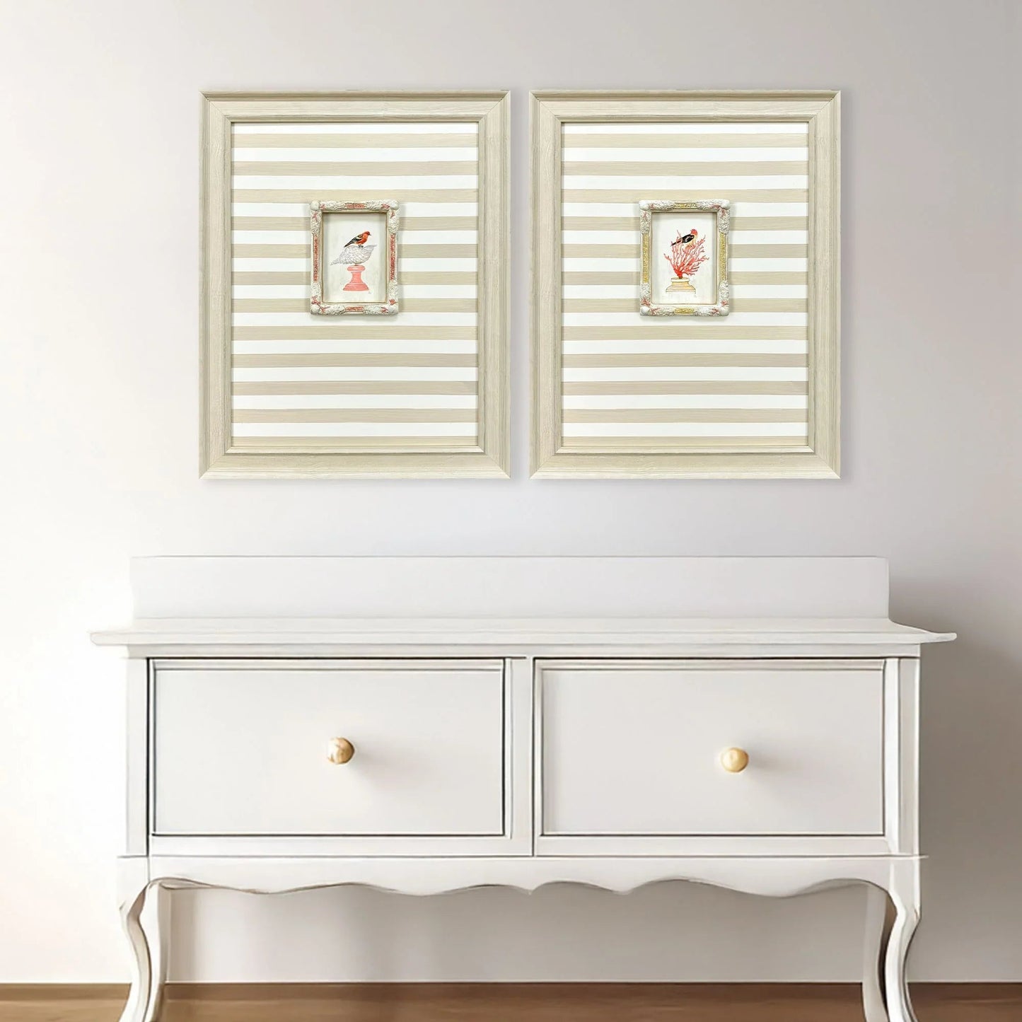 Underwater Collage Wood Framed Wall Art 2PC