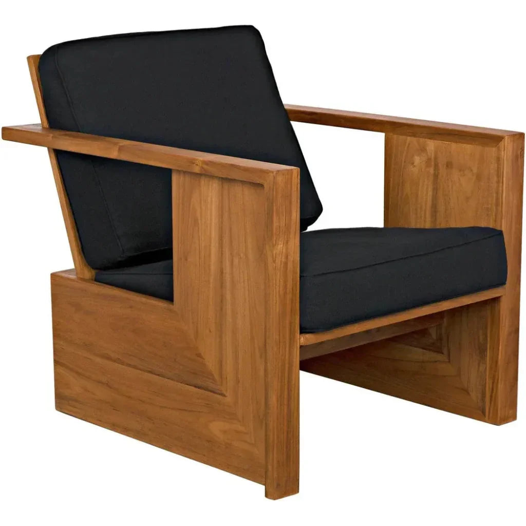 Ungaro Chair, Teak - LOOMLAN - Noir - Accent Chairs
