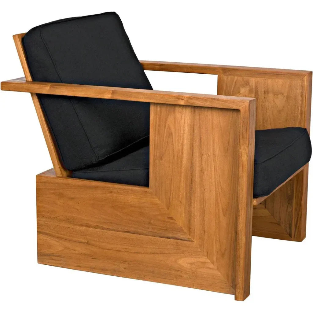 Ungaro Chair, Teak - LOOMLAN - Noir - Accent Chairs