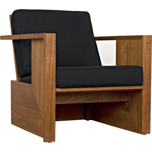 Ungaro Chair, Teak - LOOMLAN - Noir - Accent Chairs