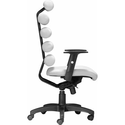 Unico Office Chair White-Office Chairs-Zuo Modern-LOOMLAN