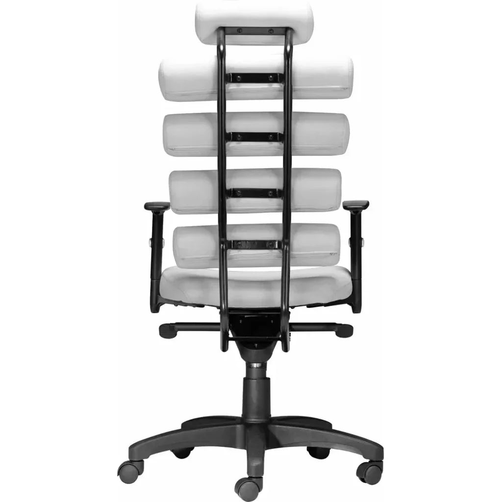 Unico Office Chair White-Office Chairs-Zuo Modern-LOOMLAN