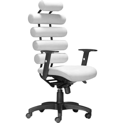 Unico Office Chair White-Office Chairs-Zuo Modern-LOOMLAN