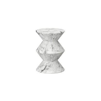 Union Concrete Outdoor Round End Table - LOOMLAN - SUNPAN - Outdoor Side Tables
