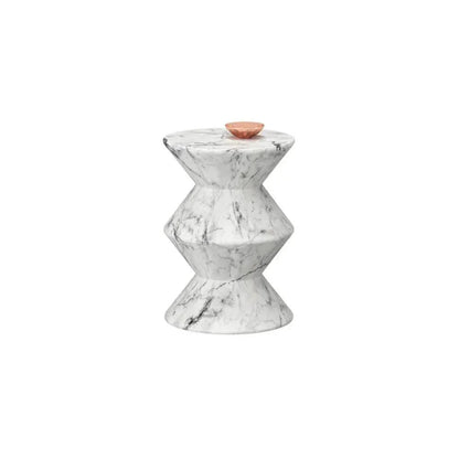 Union Concrete Outdoor Round End Table - LOOMLAN - SUNPAN - Outdoor Side Tables
