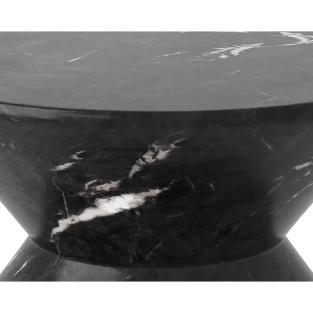 Union Concrete Outdoor Round End Table - LOOMLAN - SUNPAN - Outdoor Side Tables