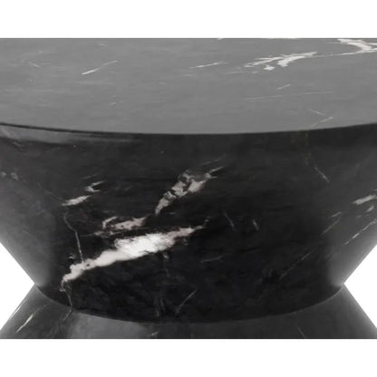 Union Concrete Outdoor Round End Table - LOOMLAN - SUNPAN - Outdoor Side Tables