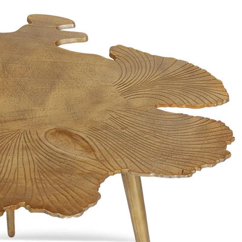 Unique Gold Side Table Gold Art Deco - LOOMLAN - Moe's Home - Side Tables