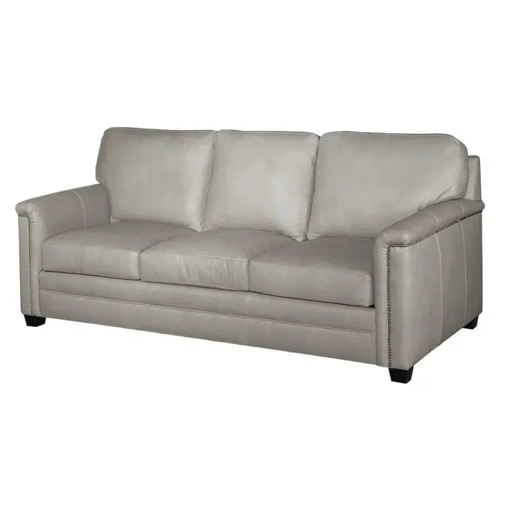 United We Sit Leather Sofa Made for Patriots - LOOMLAN - Uptown Sebastian - Sofas & Loveseats