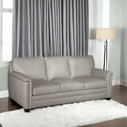 United We Sit Leather Sofa Made for Patriots - LOOMLAN - Uptown Sebastian - Sofas & Loveseats