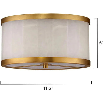Upsala Alabaster Ceiling Light Flush Mount