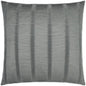 Upstate Silver Textured Grey Silver Large Throw Pillow - LOOMLAN - D.V. Kap - Throw Pillows