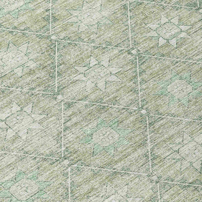 Uraas Aloe Washable Indoor-Outdoor Rug