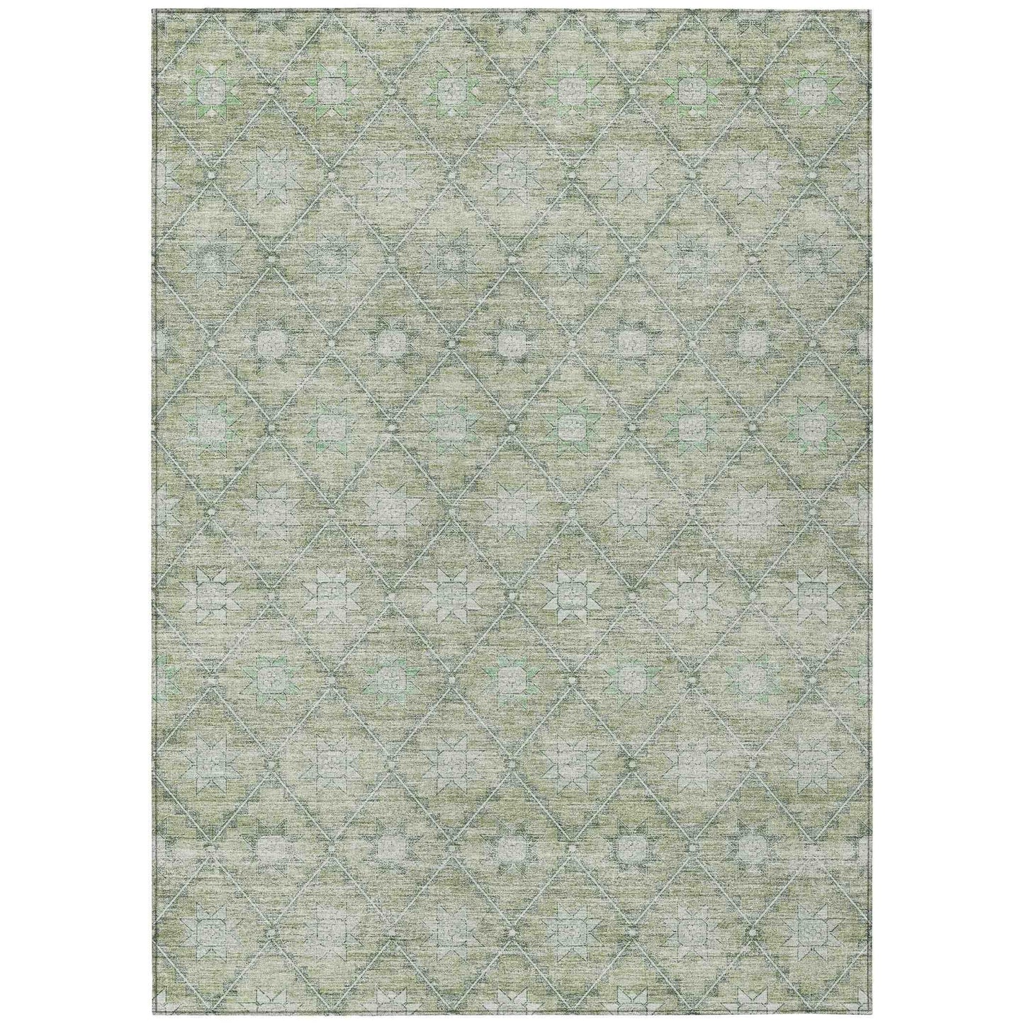 Uraas Aloe Washable Indoor-Outdoor Rug