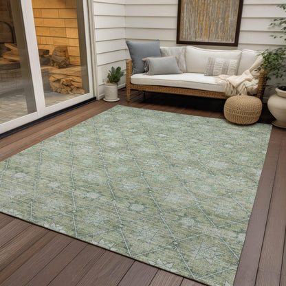 Uraas Aloe Washable Indoor-Outdoor Rug