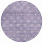 Uraas Purple Washable Indoor-Outdoor Rug