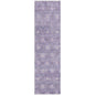 Uraas Purple Washable Indoor-Outdoor Rug