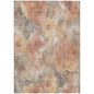 Uraien Peach Washable Indoor-Outdoor Rug