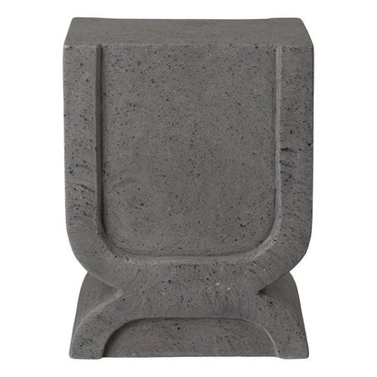 Uri 18 in. Square Terrazzo Garden Stool-Garden Stools-Emissary-LOOMLAN