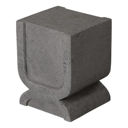 Uri 18 in. Square Terrazzo Garden Stool-Garden Stools-Emissary-LOOMLAN