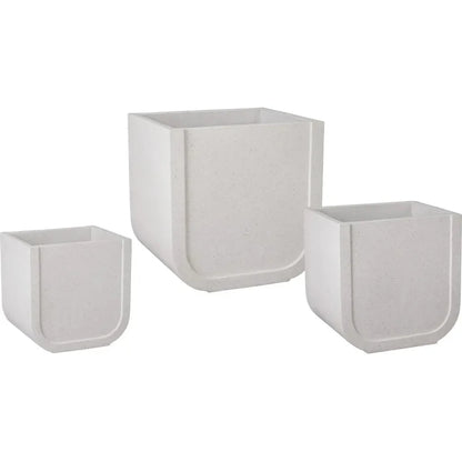 Uri Square Terrazzo Planter - LOOMLAN - Planters