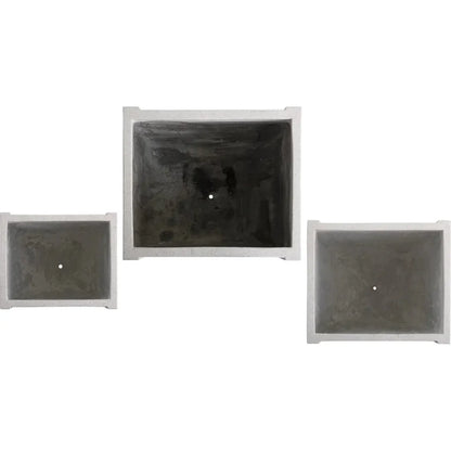 Uri Square Terrazzo Planter - LOOMLAN - Planters