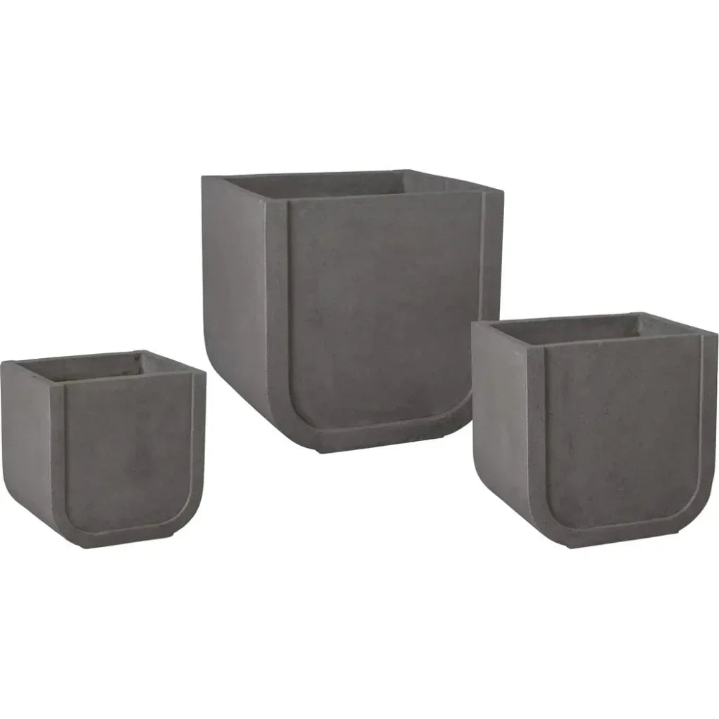 Uri Square Terrazzo Planter - LOOMLAN - Planters