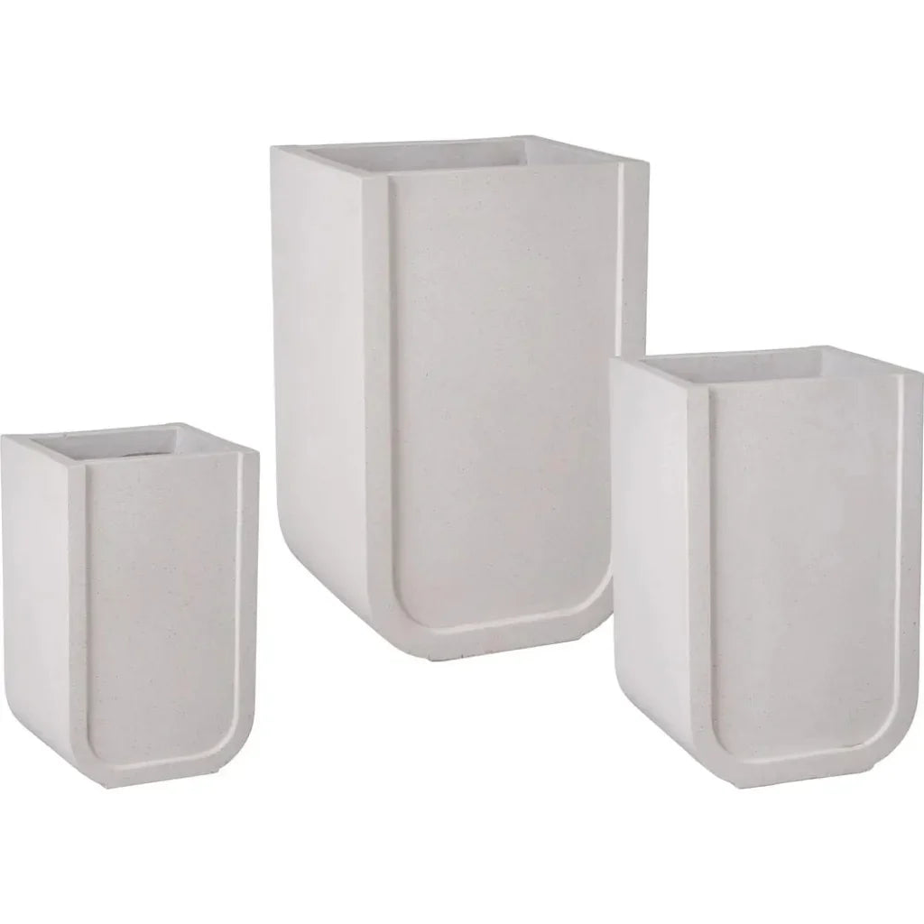 Uri Terrazzo Square Planter - LOOMLAN - Planters