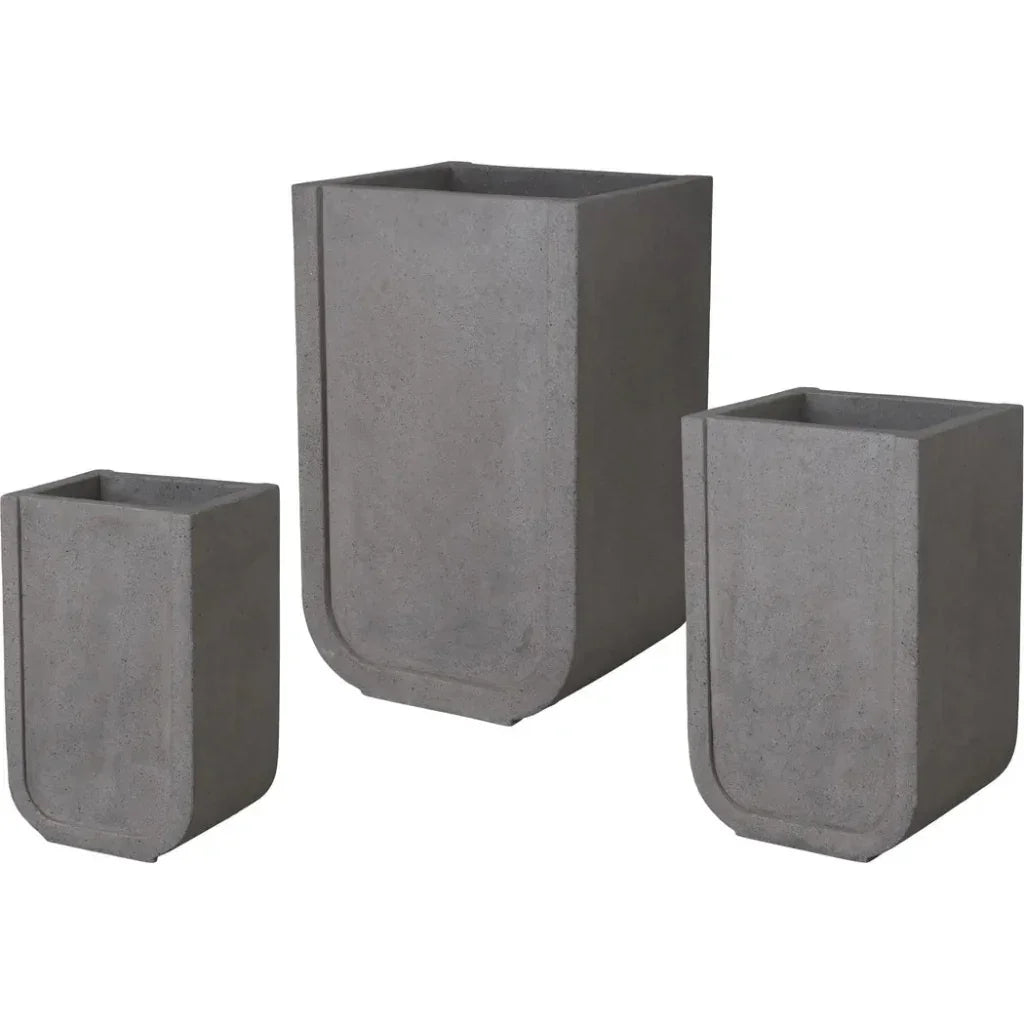Uri Terrazzo Square Planter - LOOMLAN - Planters