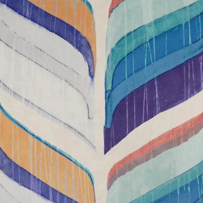 Uriel Blue Throw Pillow With Insert - LOOMLAN - D.V. Kap - Throw Pillows