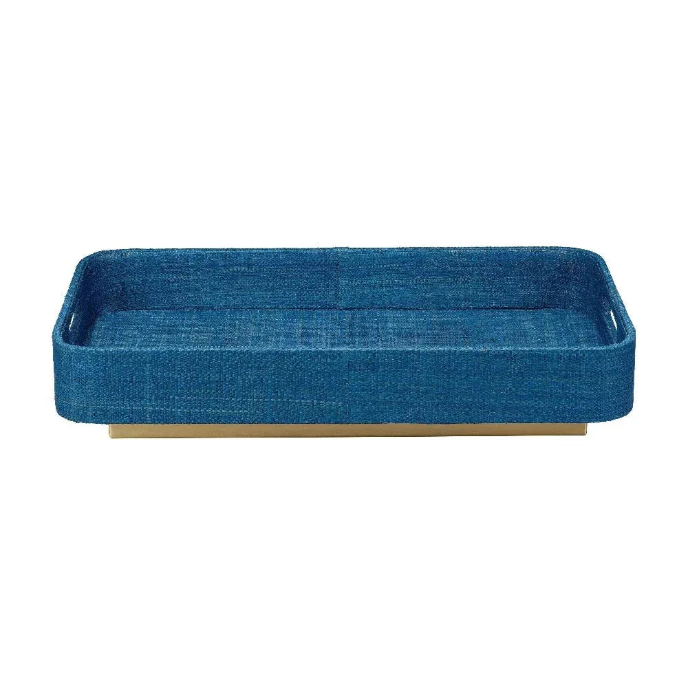 Utopia Footed Raffia Tray
