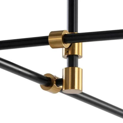 VAL Chandelier Black Brass Adjustable Arms - LOOMLAN - SUNPAN - Chandeliers