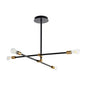 VAL Chandelier Black Brass Adjustable Arms - LOOMLAN - SUNPAN - Chandeliers
