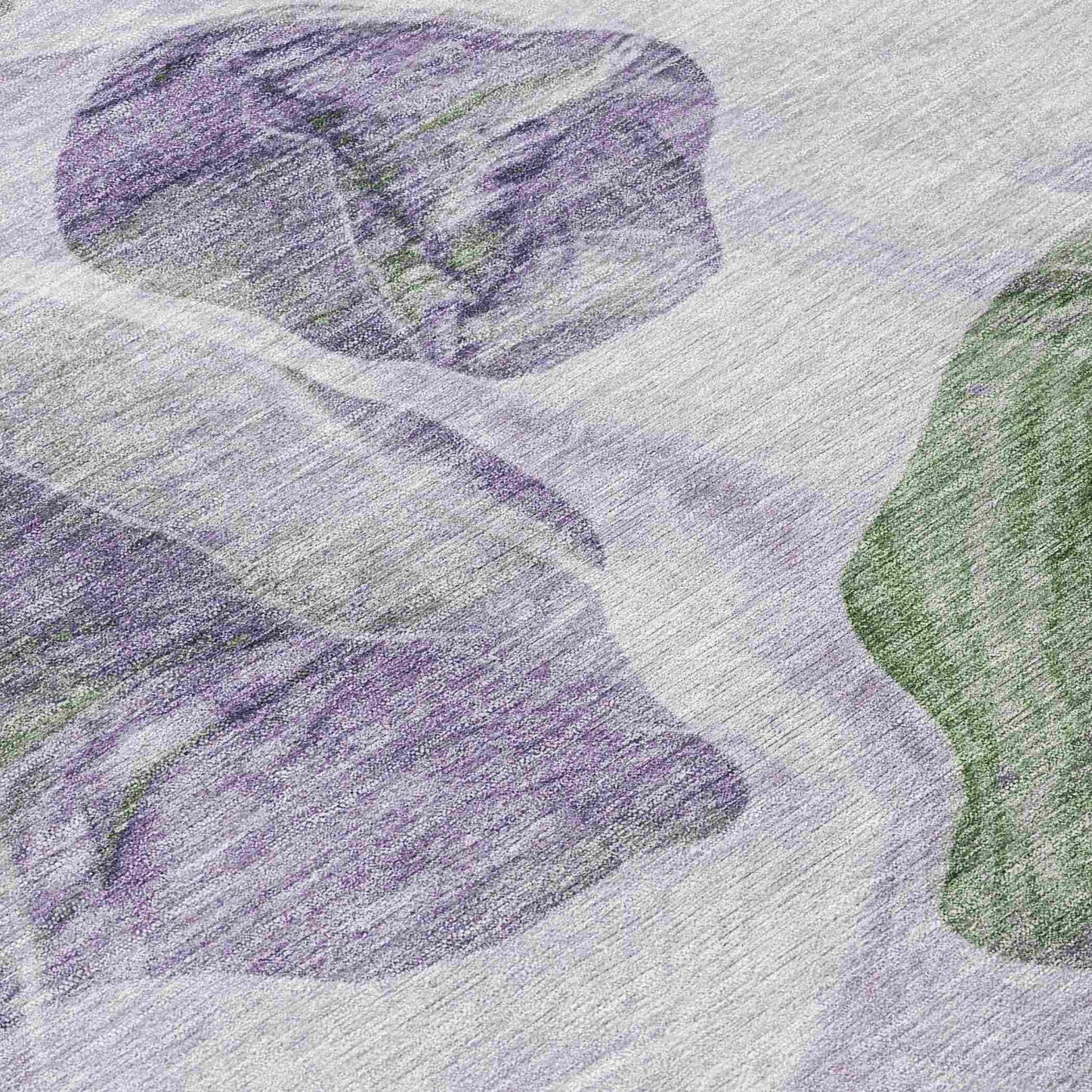 Vaelanor Purple Washable Indoor-Outdoor Rug