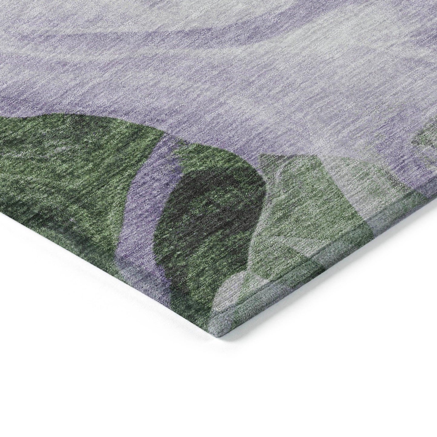 Vaelanor Purple Washable Indoor-Outdoor Rug