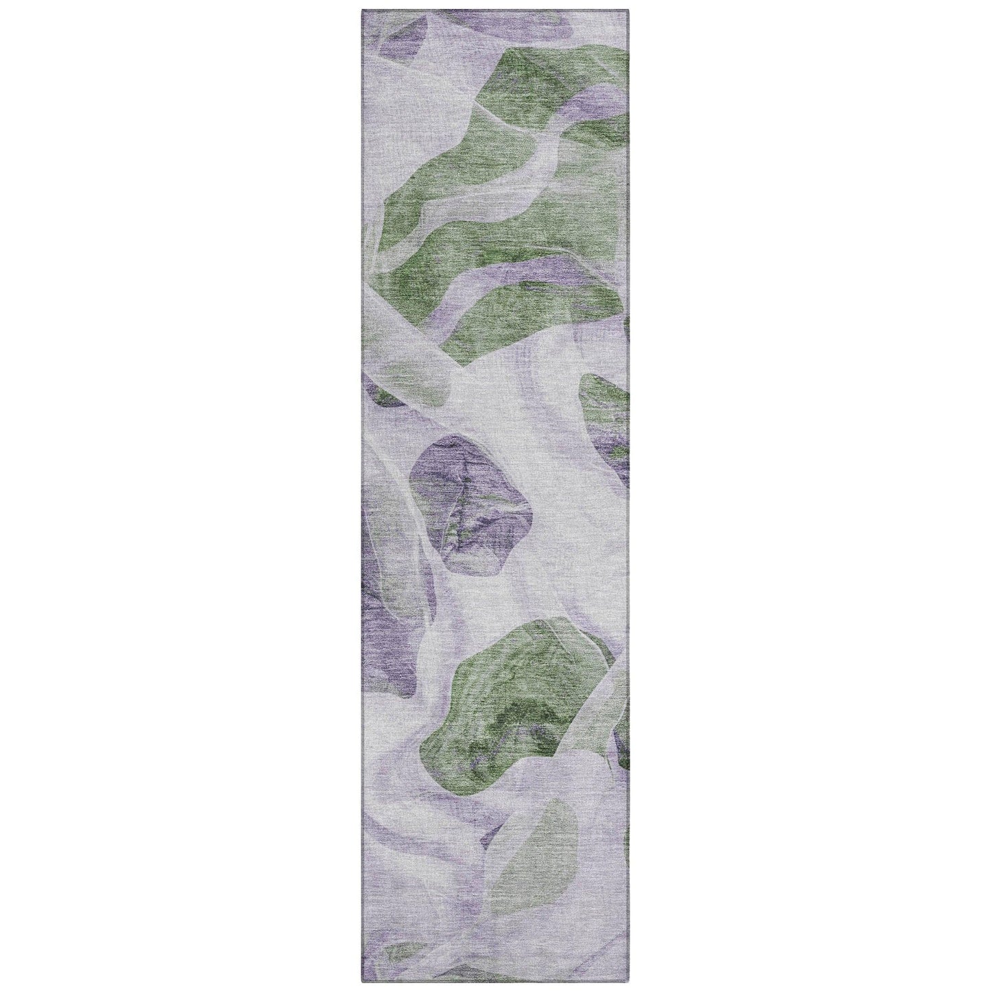 Vaelanor Purple Washable Indoor-Outdoor Rug