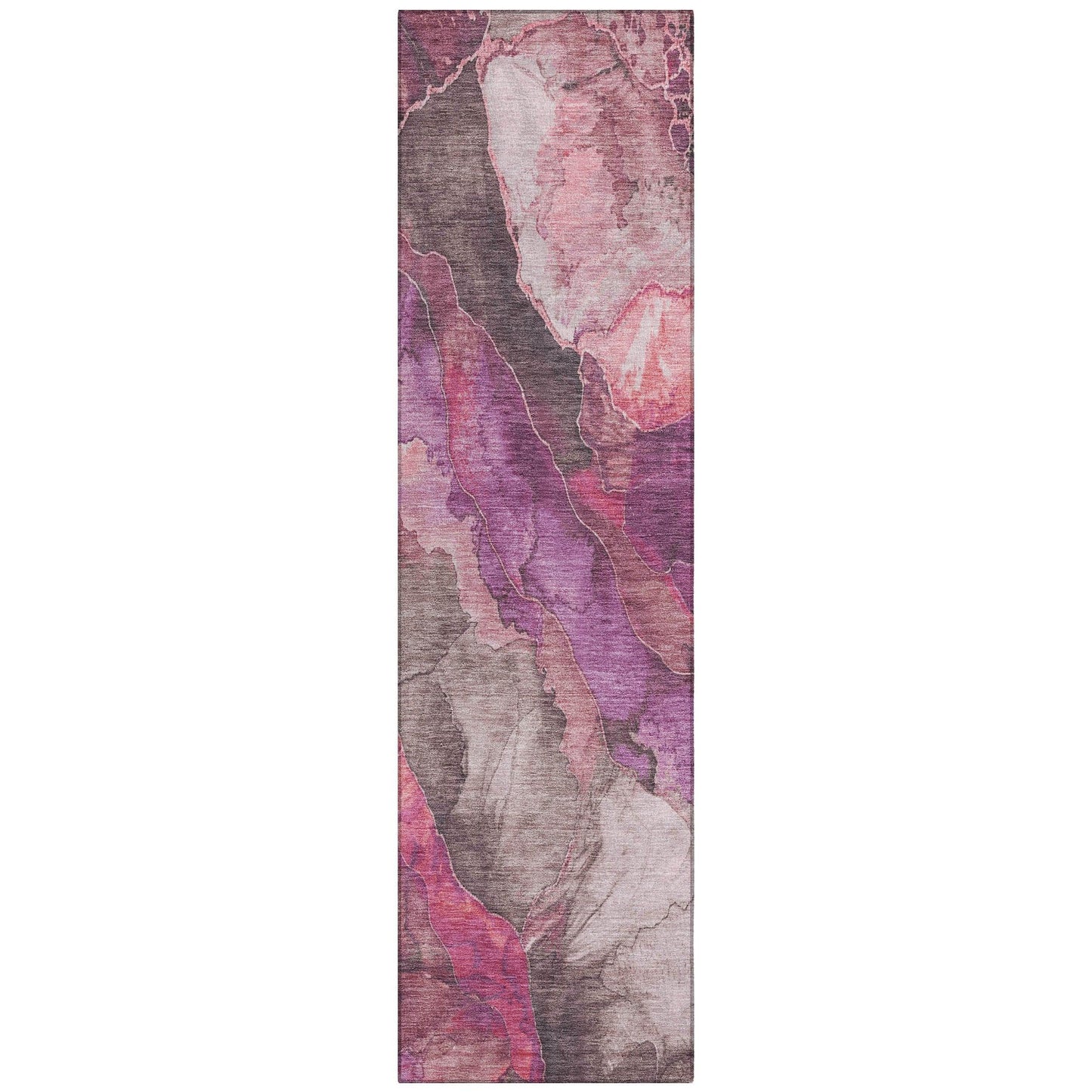 Vaelara Pink Washable Indoor-Outdoor Rug