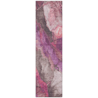 Vaelara Pink Washable Indoor-Outdoor Rug