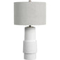 Valdivia Polyresin White Table Lamp - LOOMLAN - Bassett Mirror - Table Lamps