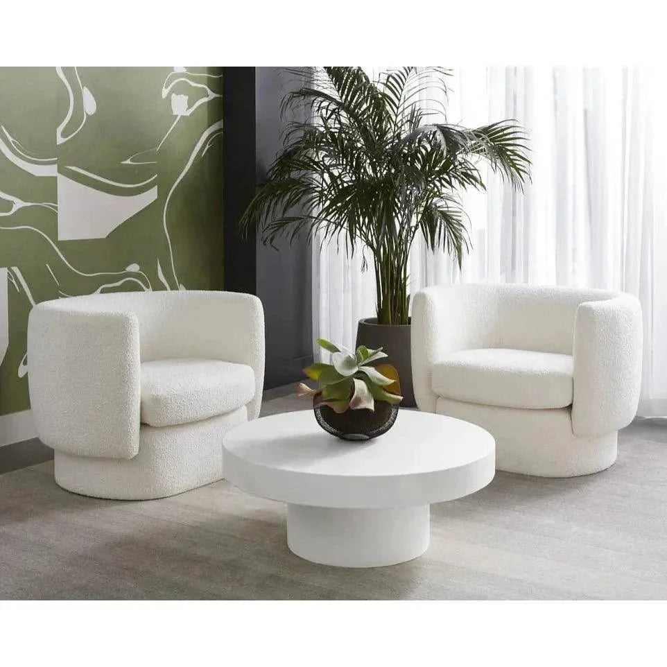 Valence Armchair Maya White - Comfort - LOOMLAN - SUNPAN - Club Chairs