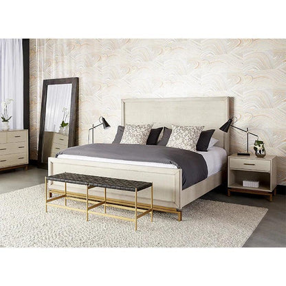 Valencia Nightstand Classic Brass Handles - LOOMLAN - SUNPAN - Nightstands